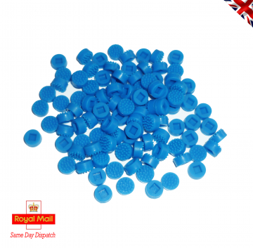 New Blue Mouse Pointer Trackpoint Cap Nipples 3mm Post