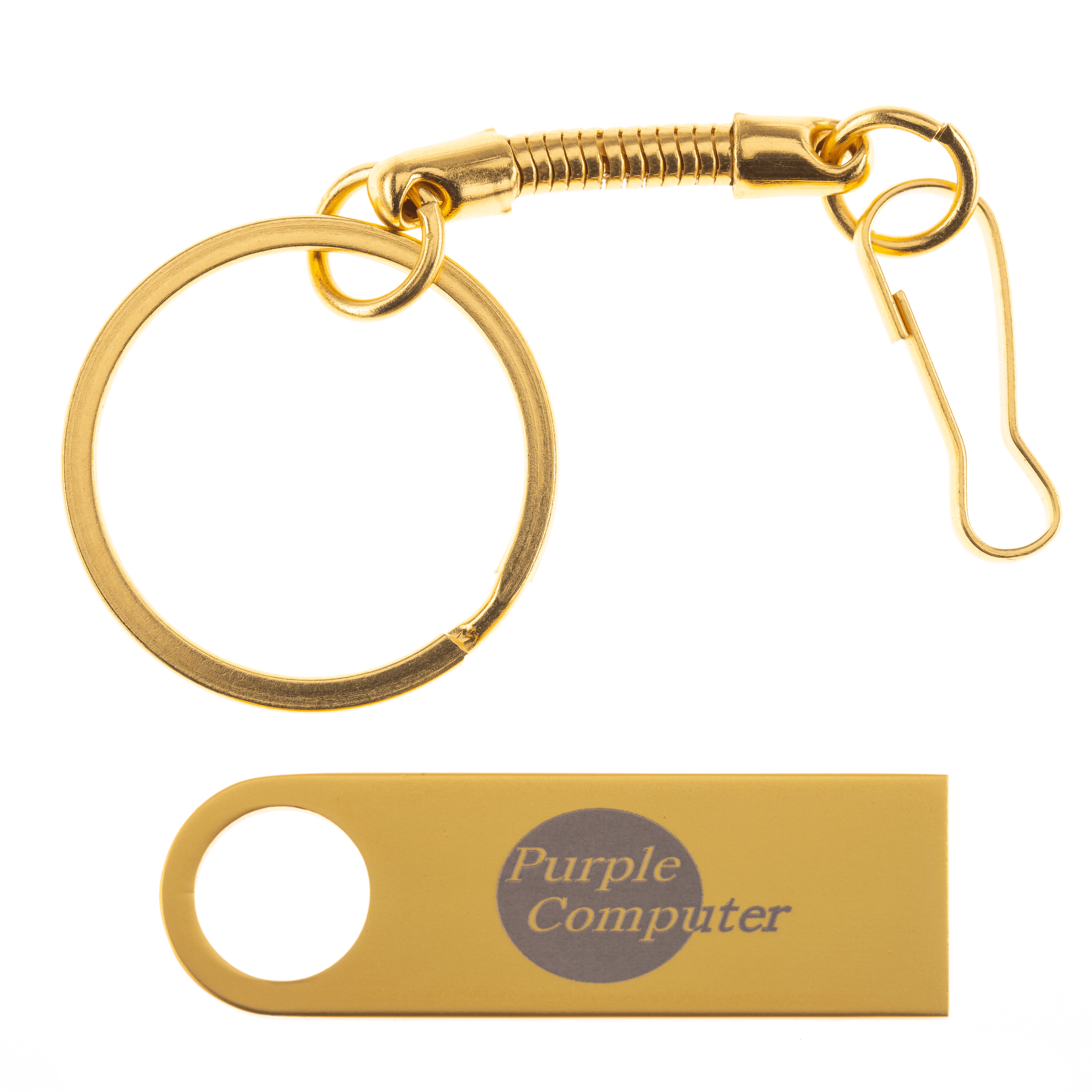 32GB USB Flash Drive with Key Ring Clip 9 Powder Coated Metal USB 2.0 32 Gb Flash Drive Memory Stick and Key Ring Clip