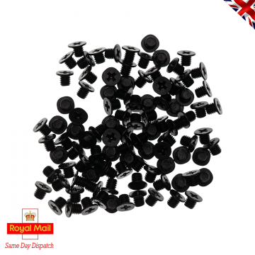 Low Profile Head Screws (Black)