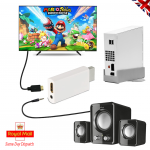 Wii to HDMI 1080p Audio Output Converter 1 Wii to HDMI 1080p HD and Audio Output Converter Adapter Wii to HDMI 3-5mm Jack