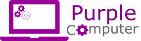 Purple computer Logo