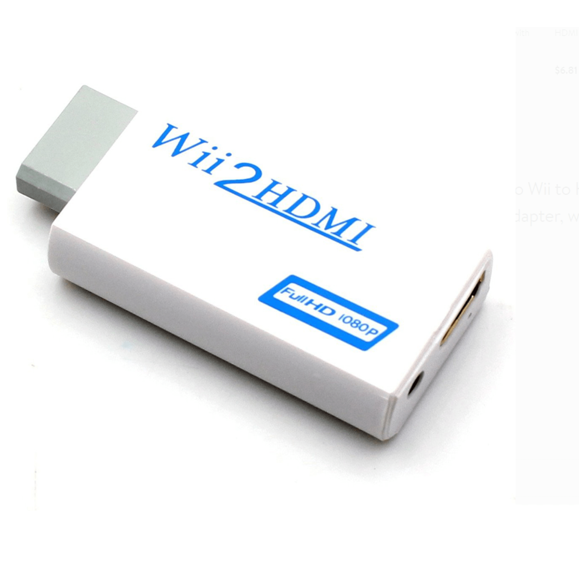 Wii to HDMI 1080p Audio Output Converter 6 Wii to HDMI 1080P HD and Audio Output Converter Adapter Wii To HDMI | 3.5mm Jack