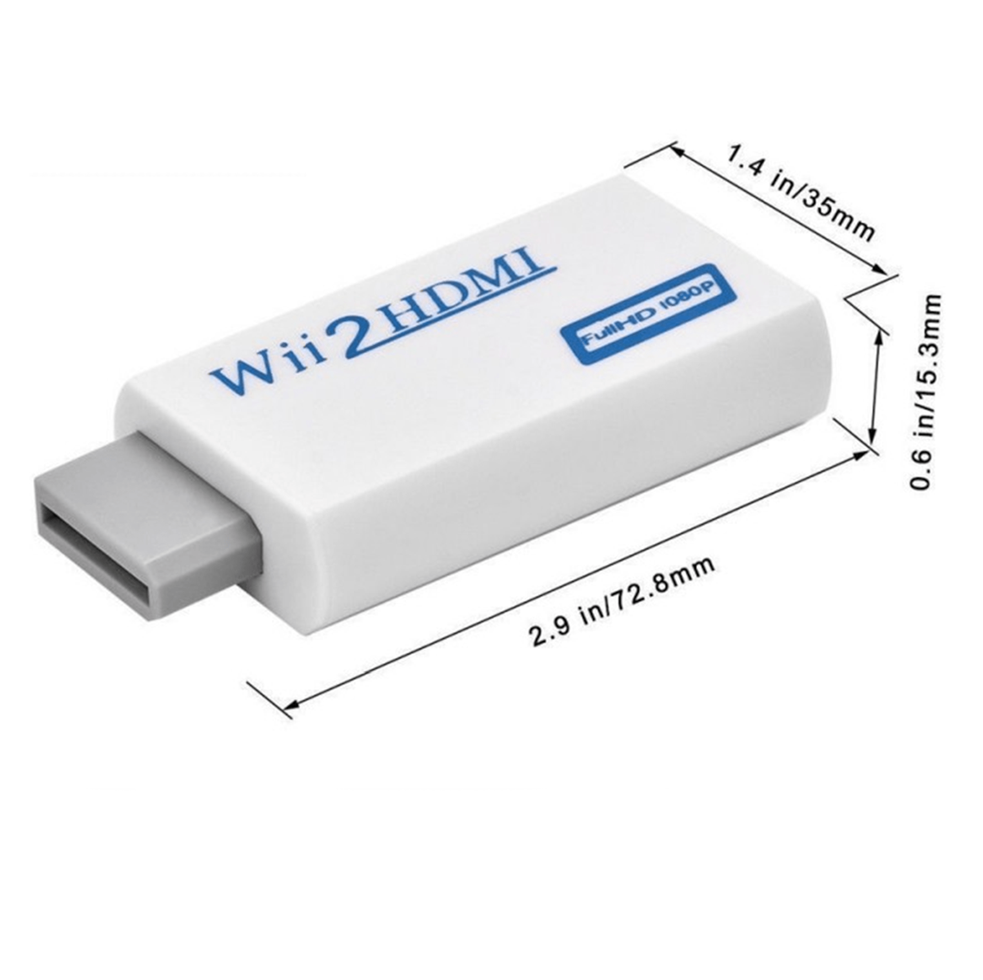 Wii to HDMI 1080p Audio Output Converter 5 Wii to HDMI 1080P HD and Audio Output Converter Adapter Wii To HDMI | 3.5mm Jack