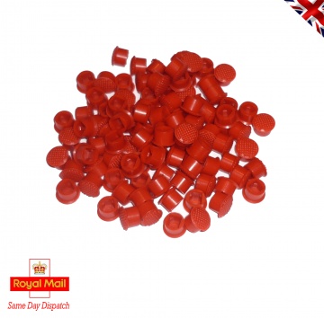 New 100 Lenovo Thinkpad Red Soft Dome Track Point Caps 4 mm Post
