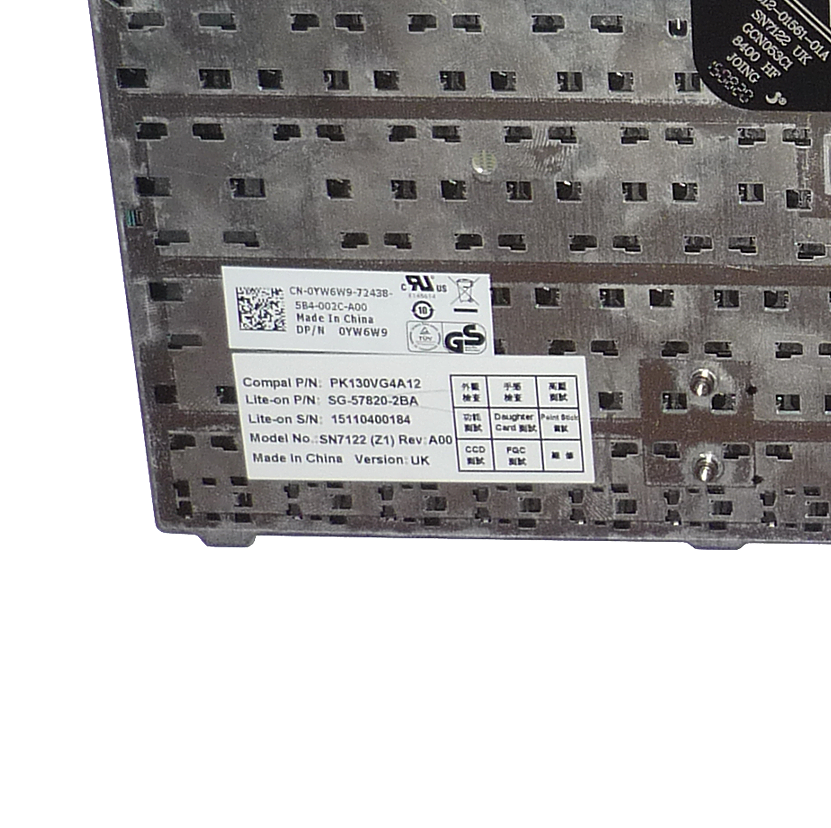 New Dell Latitude Keyboard with Pointer UK QWERTY 0YW6W9 | YW6W9 5 Latitude E5420 E5430 E6320 E6330 E6420 E6430 E6440 Keyboard UK QWERTY 0YW6W9