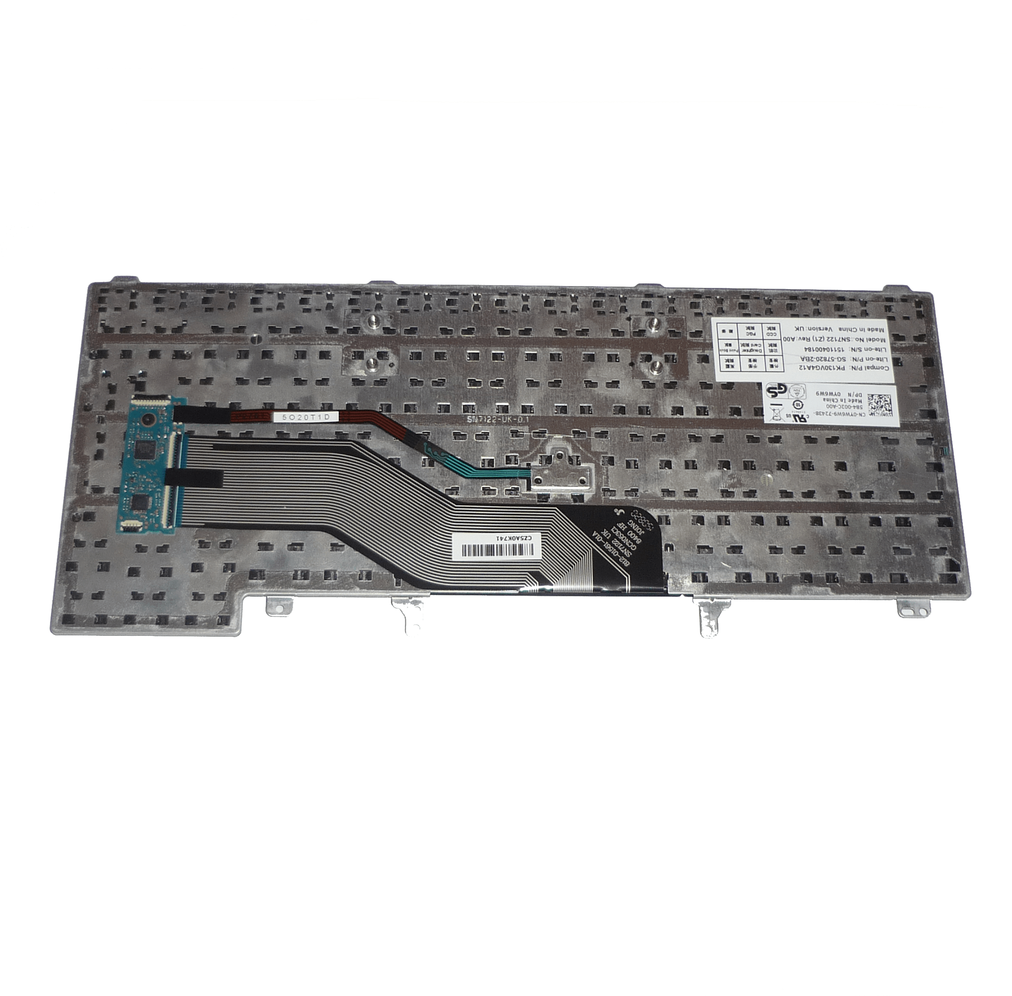 New Dell Latitude Keyboard with Pointer UK QWERTY 0YW6W9 | YW6W9 4 Latitude E5420 E5430 E6320 E6330 E6420 E6430 E6440 Keyboard UK QWERTY 0YW6W9