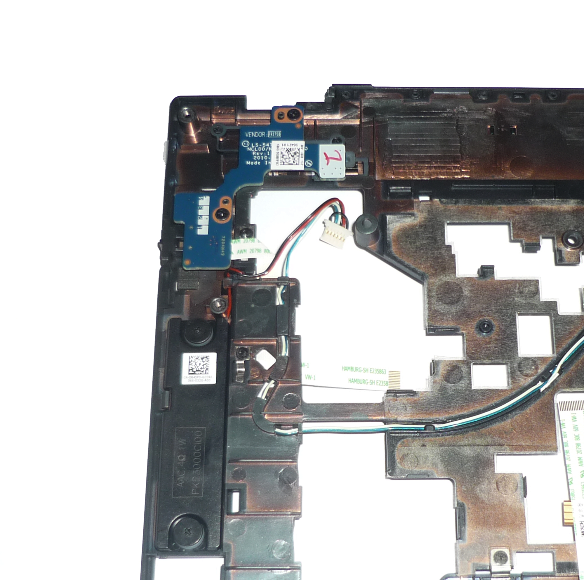 New DELL Latitude E6410 Palmrest and Touchpad with Electrics & Ribbons HYDHP | 2X11P 7 DELL Latitude E6410 Palmrest & Touchpad + Electrics & Ribbons HYDHP | 0HYDHP