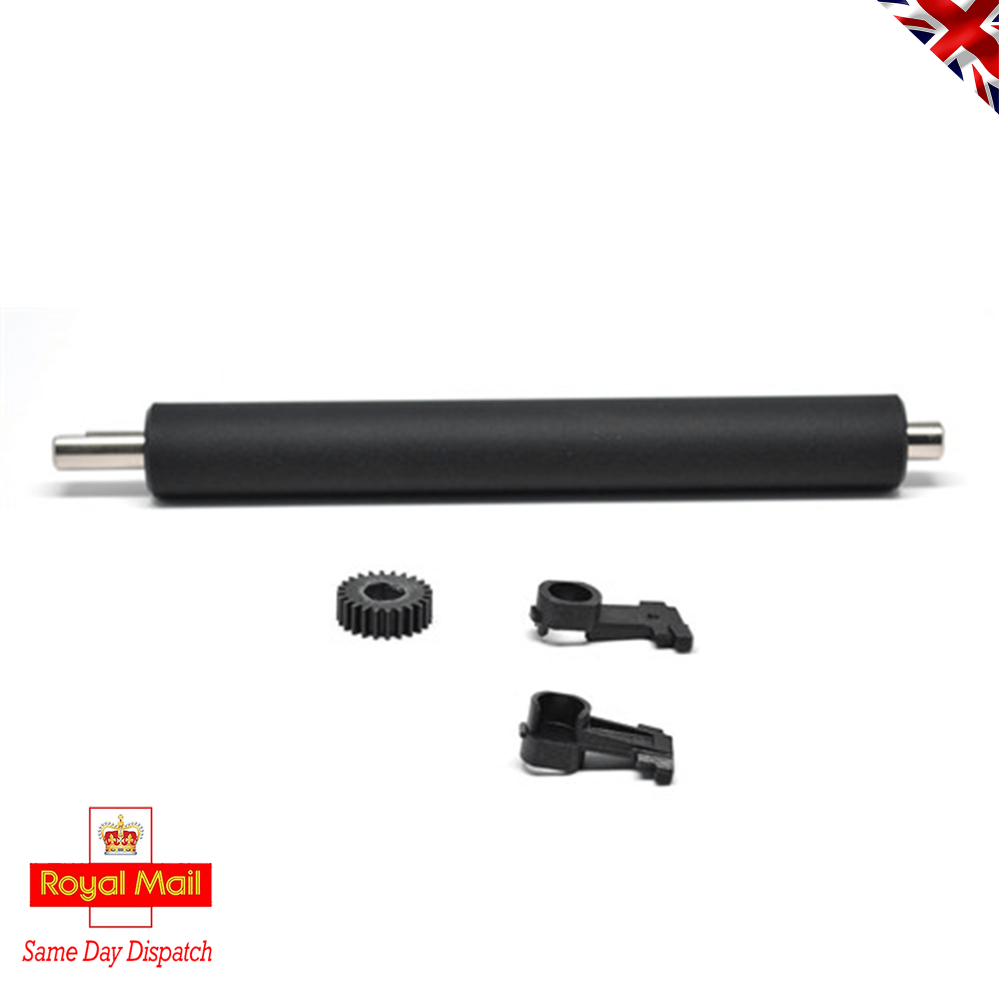 New Zebra GK420D GX420D ZP450 ZP550 Platen Roller, Gear and Buckles Kit 105934-035 3 Zebra GK420D GX420D ZP450 ZP550 Platen Roller, Gear and Buckles Kit 105934-035