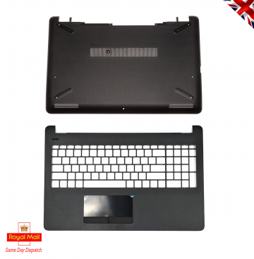 New HP Pavilion Black Base Cover without DVD Bay with Black Palmrest 15-BS |15-BW | 250 G6 | 255 G6  924915-001
