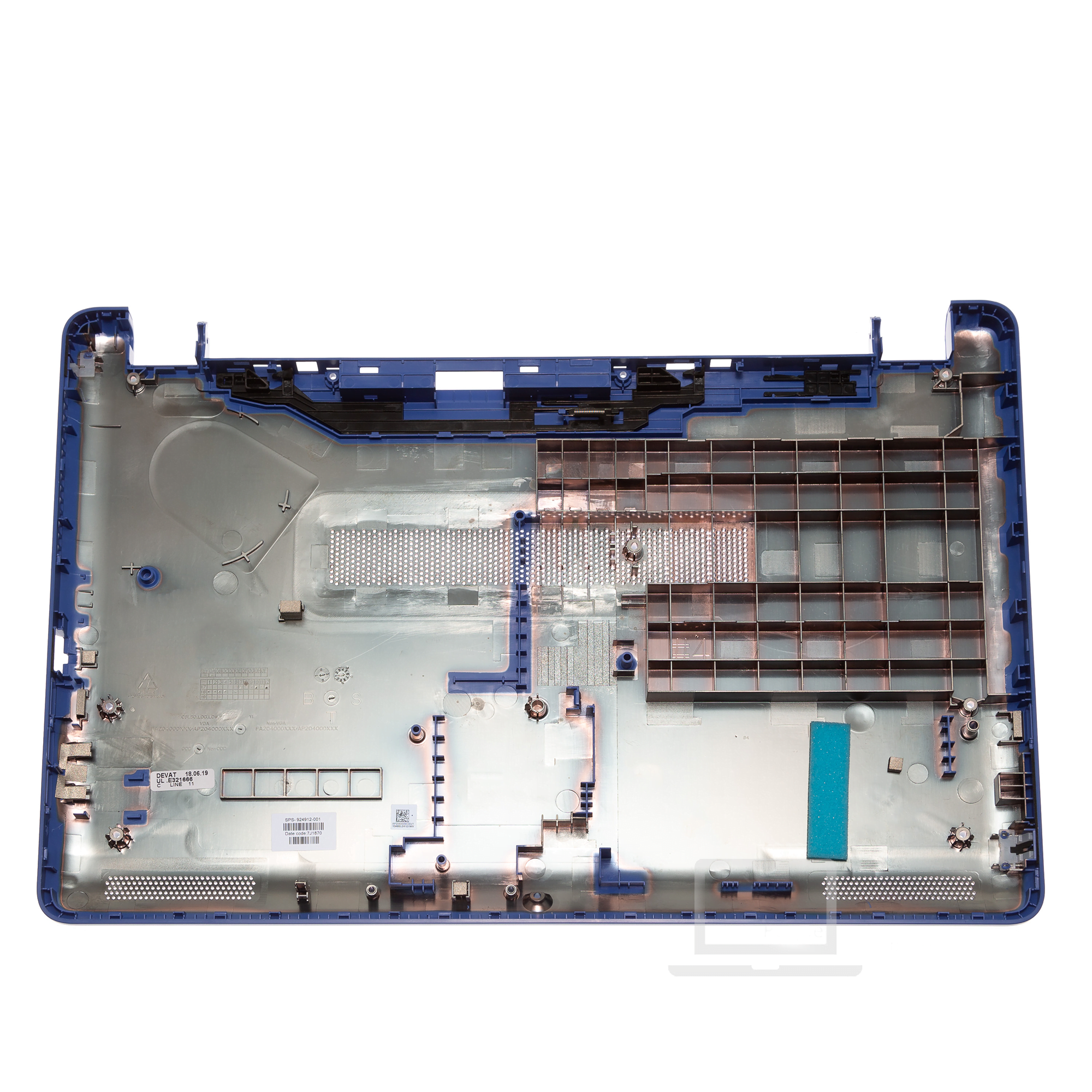 New HP Pavilion 15-BS 15-BW 250 | 255 G6 Blue Bottom Base Cover without DVD Bay 924912-001 5 HP 15-BS 15-BW 250 255 G6 Blue Bottom Base Cover without DVD Bay 924912-001