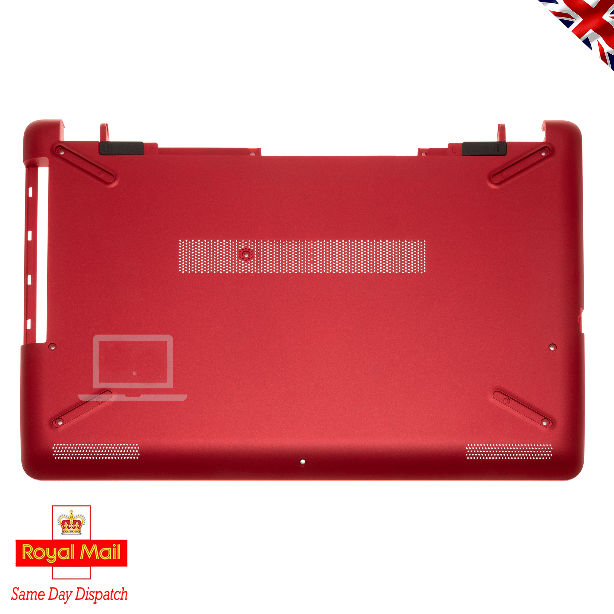 New HP 15-BS 15-BW 250 G6 Series Red Base Cover with DVD Bay 924913-001 3 HP 15-BS 15-BW Series Red Base Bottom Cover Chassis with DVD Bay 926913-001