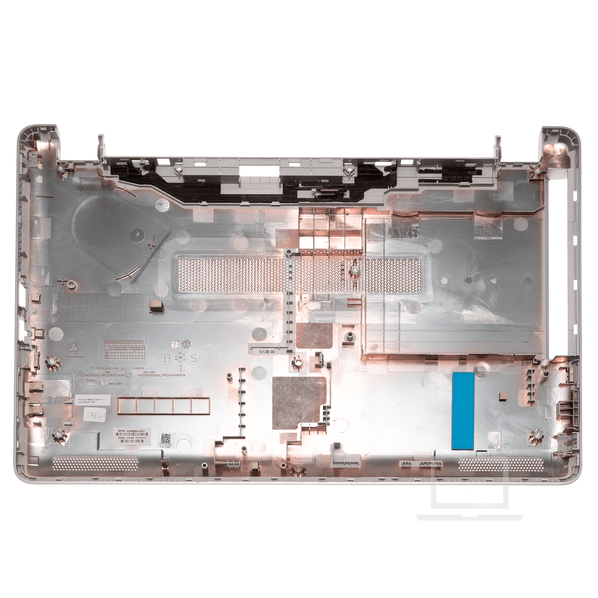 New HP 15-BS 15-BW 250 255 G6 Silver Bottom Base Cover with DVD Bay 929894-001 5 HP 15-BS 15-BW 250 255 G6 Silver Bottom Base Cover with DVD Bay 929894-001