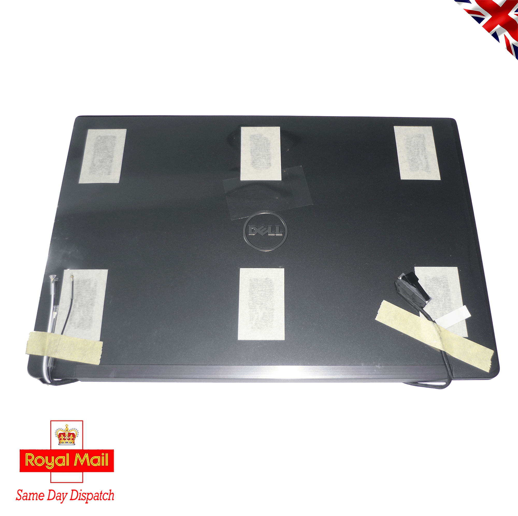 New Dell Latitude E7280 Non Touch Top Lid with Hinges + Screen Cable 0JXCT7 | JXCT7 7 Dell 7280 Non Touch Top Lid with Hinges + Screen Cable 0JXCT7 | JXCT7