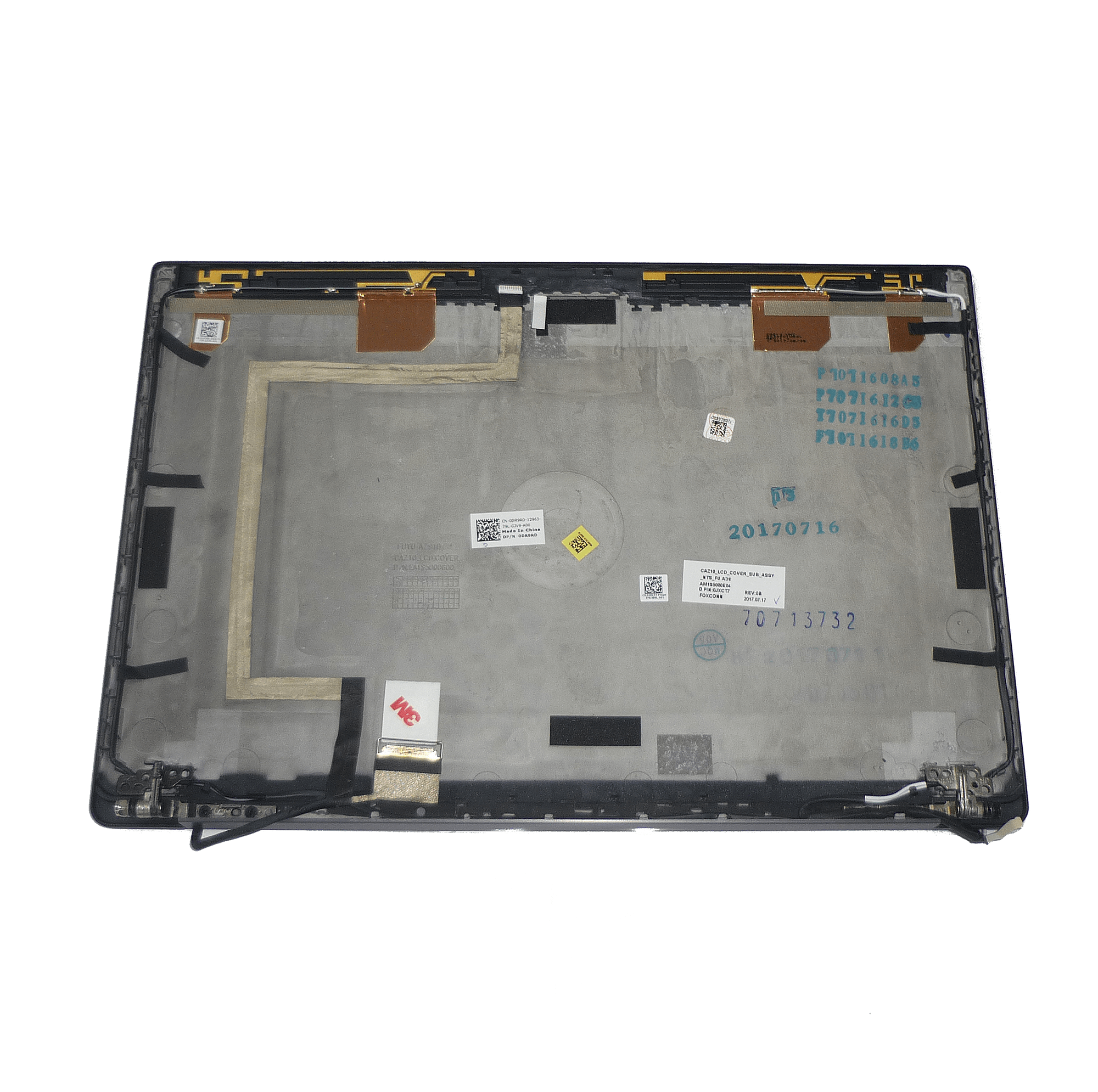New Dell Latitude E7280 Non Touch Top Lid with Hinges + Screen Cable 0JXCT7 | JXCT7 5 Dell 7280 Non Touch Top Lid with Hinges + Screen Cable 0JXCT7 | JXCT7