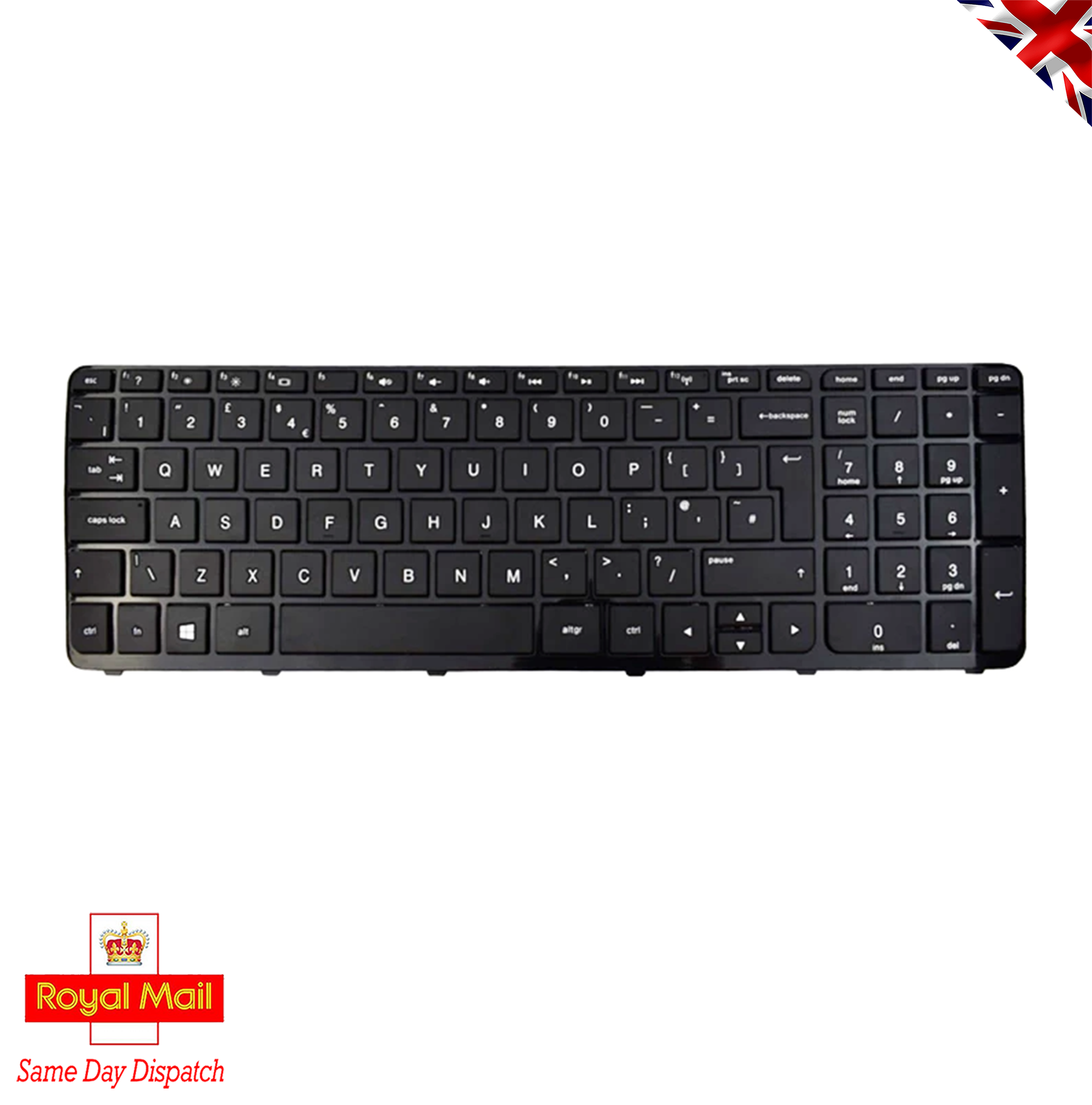 New HP Pavilion UK QWERTY Keyboard 749658-031 3 UK QWERTY Keyboard for HP Pavilion