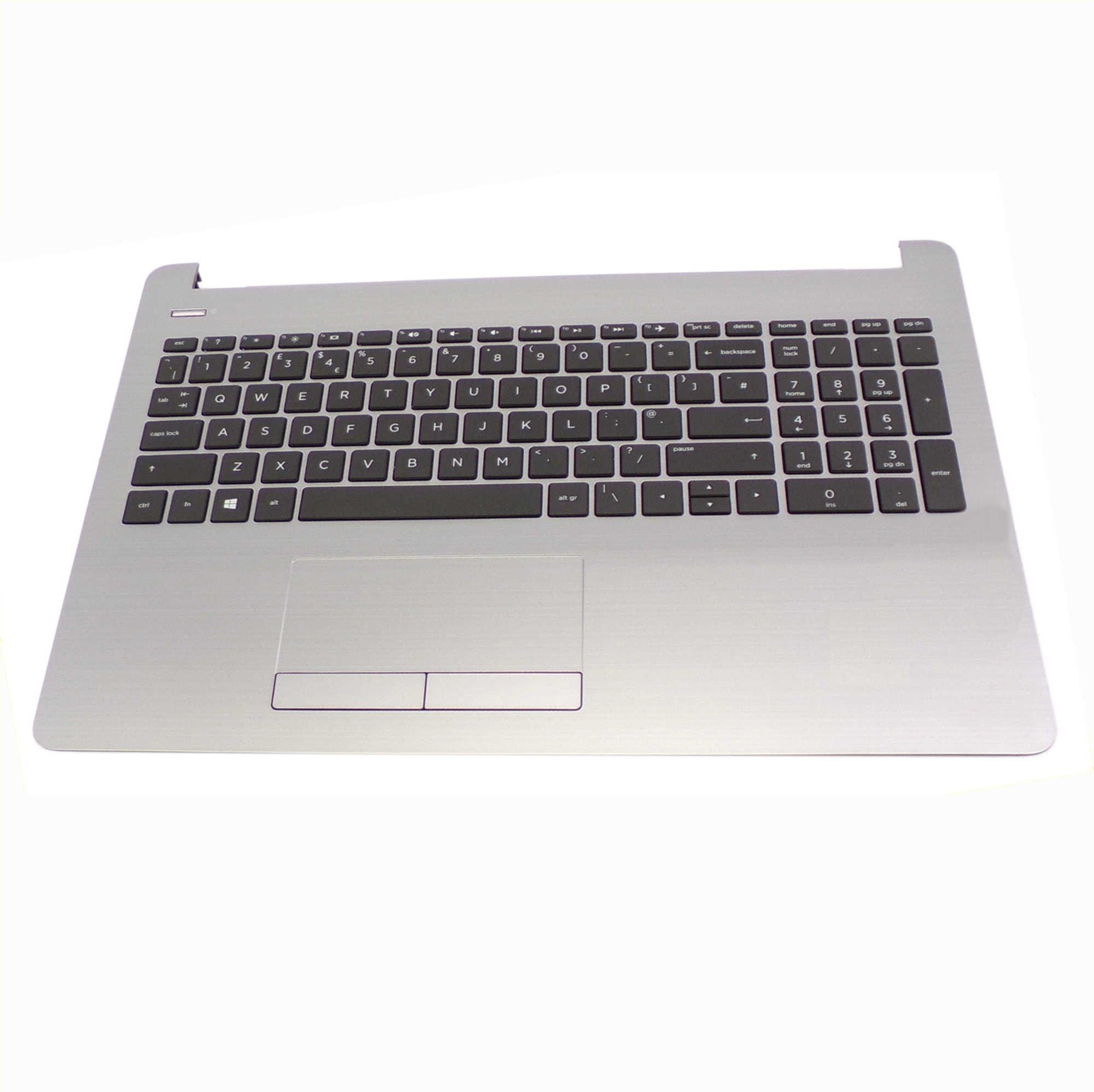 New HP Pavilion Silver Palmrest & UK QWERTY Keyboard & Touchpad 929904-031 4 HP Pavilion Silver Palmrest & UK QWERTY Keyboard15-BS 250 G6 255 G6 929904-031