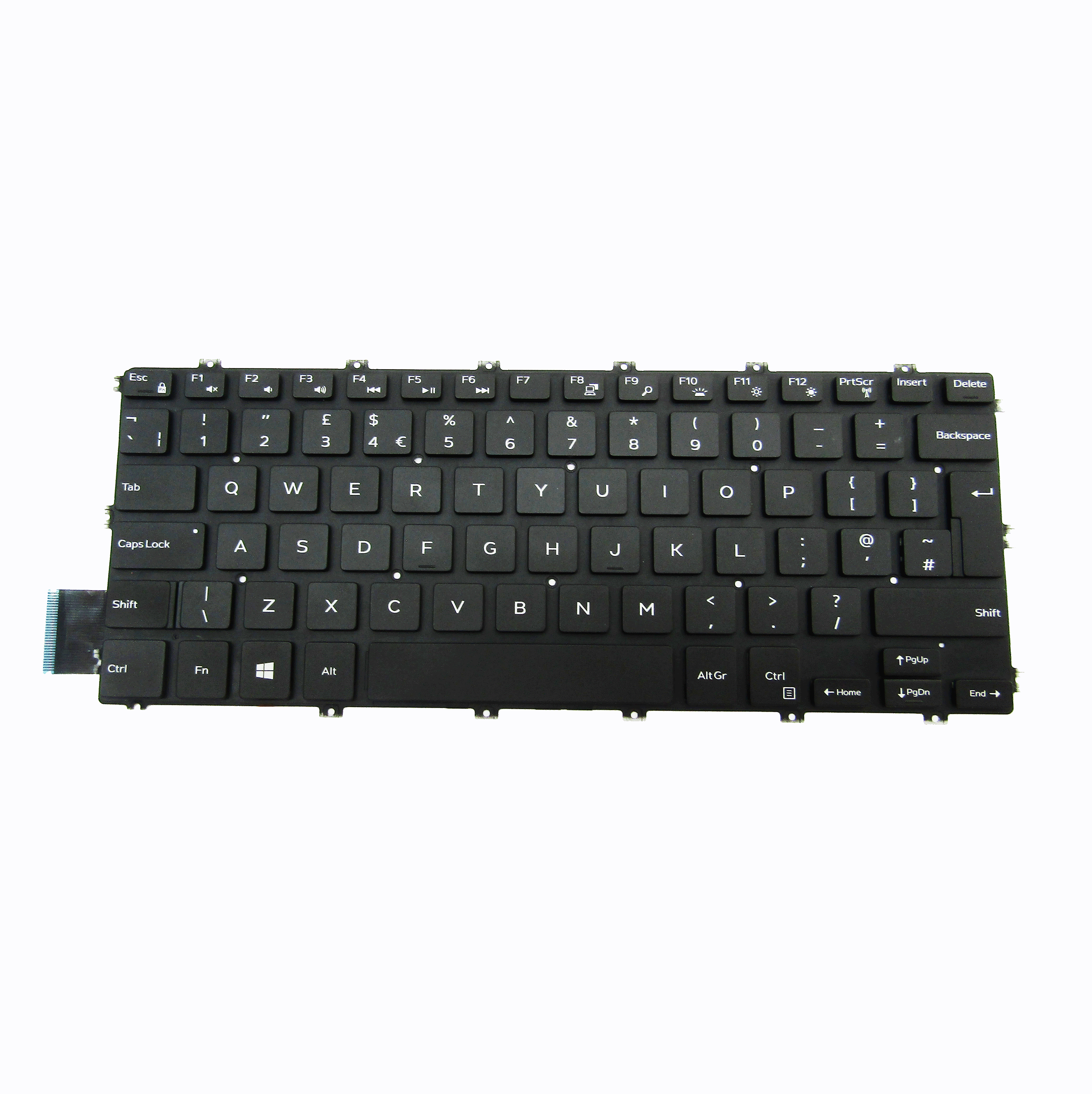 Black UK QWERTY Keyboard 2 New Black UK QWERTY Backlit Keyboard