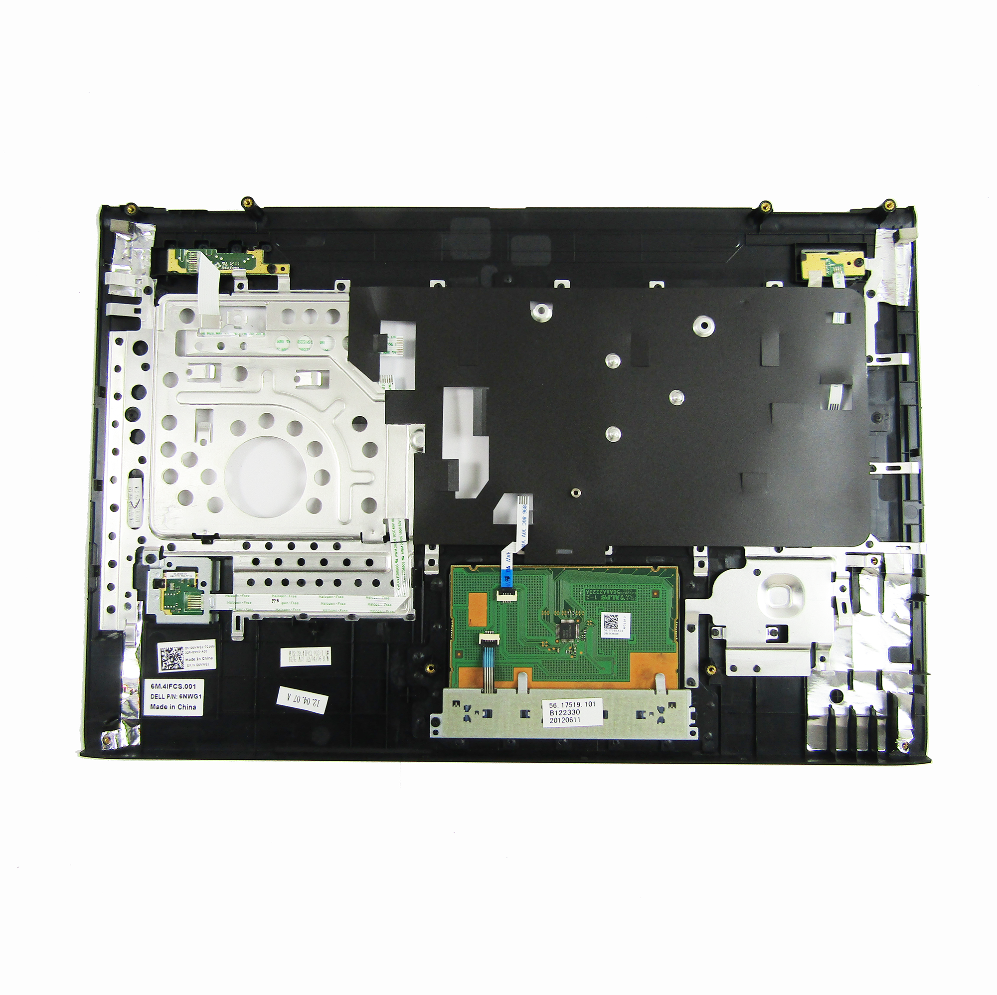 Dell Vostro 3550 Black Palmrest with FPR 6 New Dell Vostro 3550 Black Palmrest with FPR Full Electrics 06NWG1 | 6NWG1