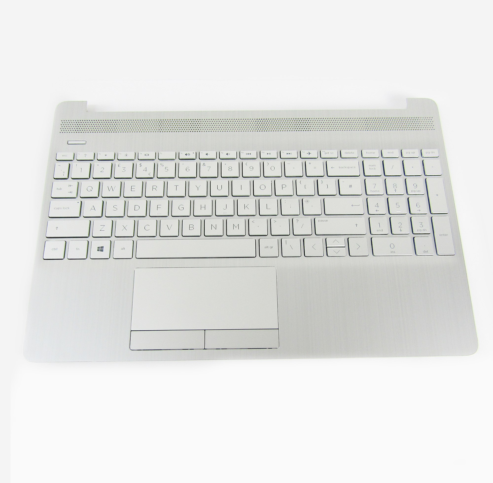 HP 250 G8 255 G8 | G9 Silver Palmrest 2 New HP 250 G8 | 255 G8 | 15-DW | 15-GW Silver UK Silver Keyboard, Touchpad Sensor. AP2H8000500