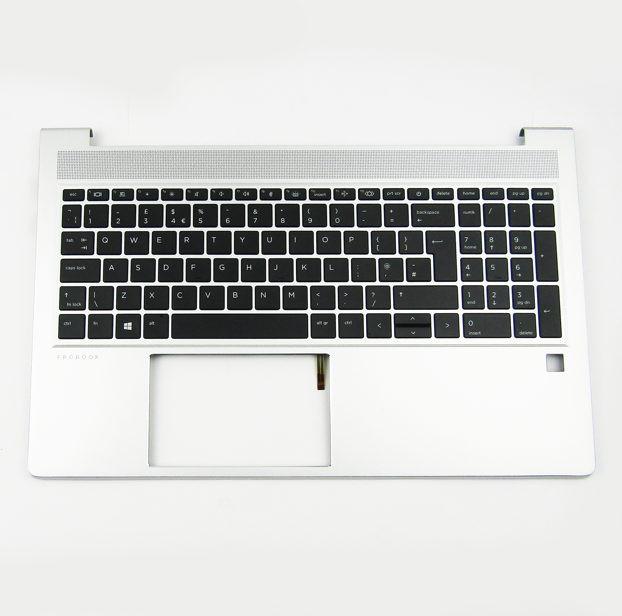 New Silver Palmrest Backlit UK Keyboard N01934-031 5 Silver Palmrest Backlit UK Keyboard N01934-031