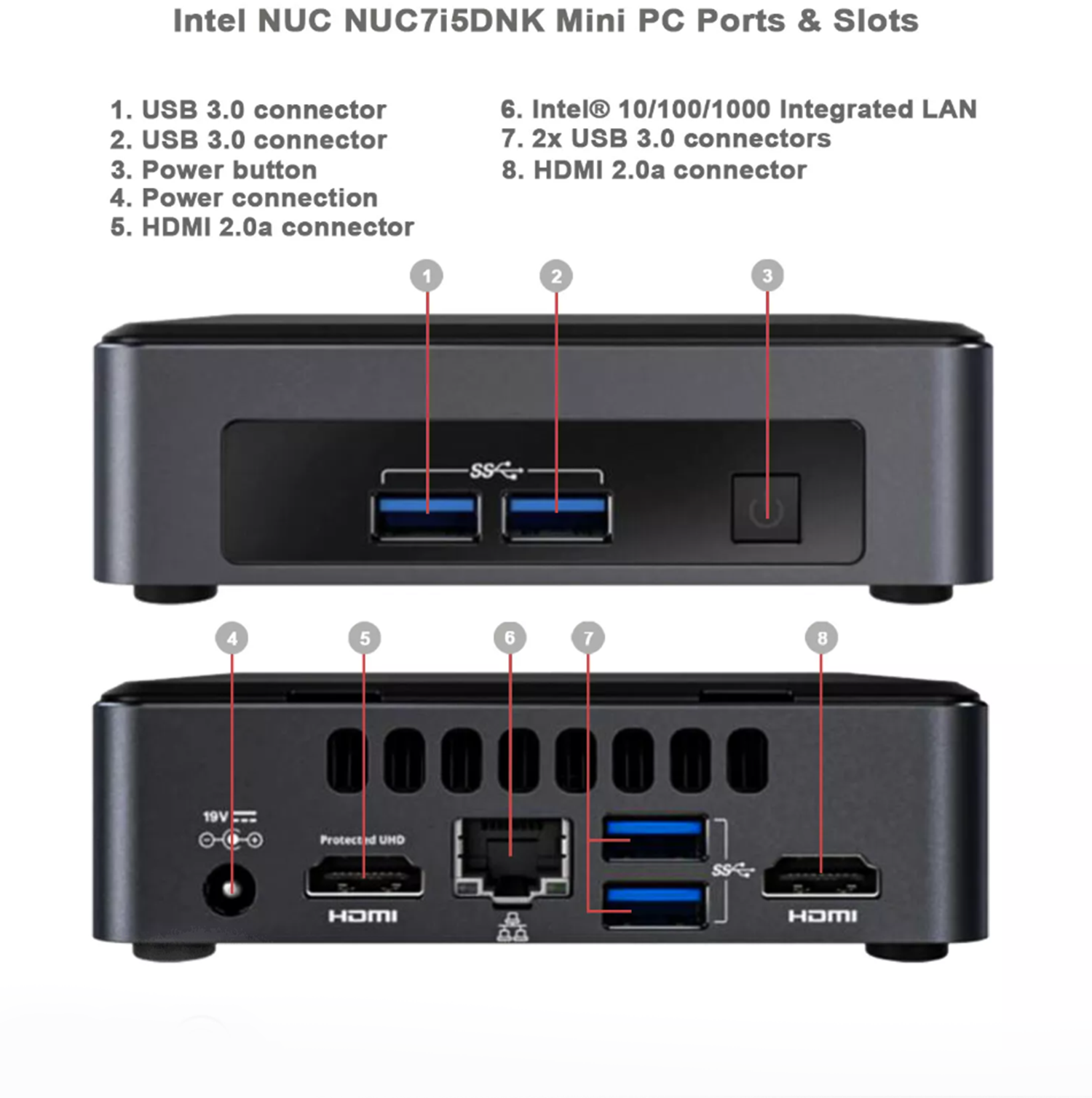 Intel NUC7i5DNK Mini PC 6 Intel NUC7i5DNK Mini PC